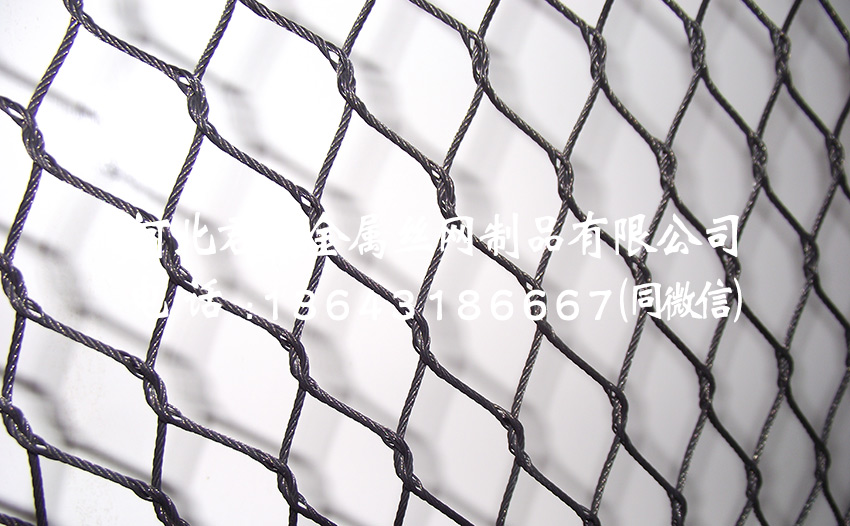 黑色鋼絲繩網